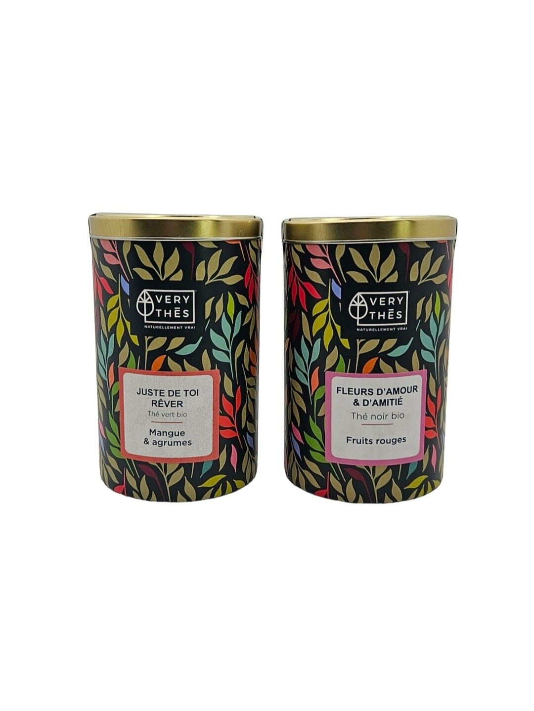 Duo de thés bio fruits rouges-mangue & agrumes