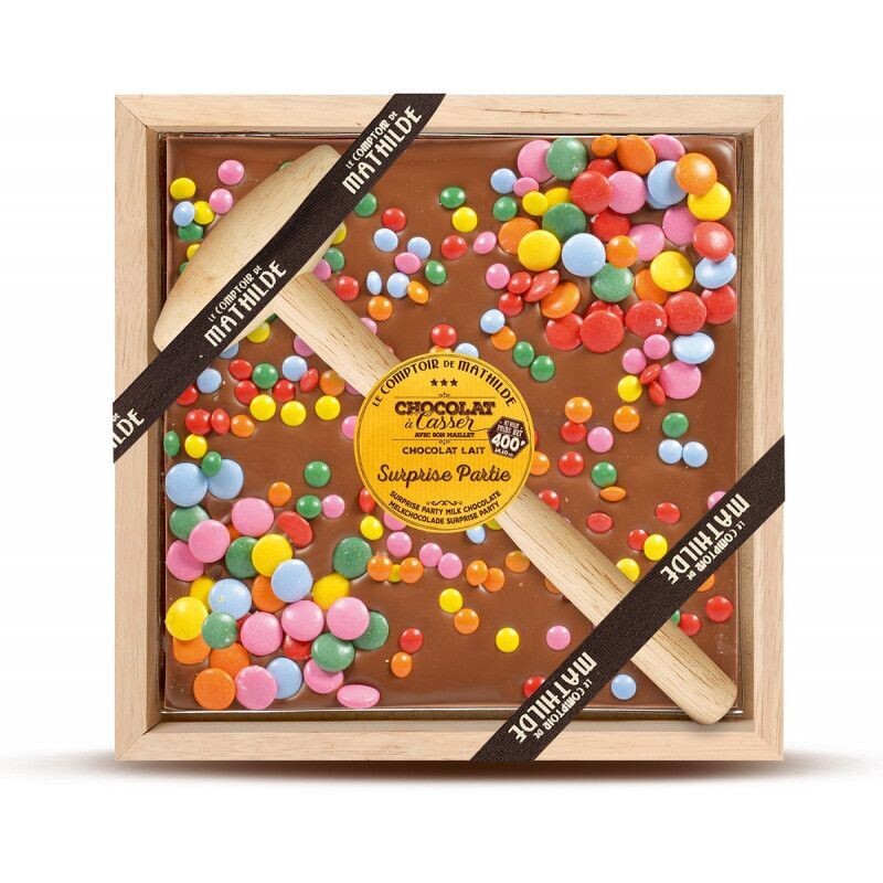 Tablette  Chocolat lait surprise partie a casser