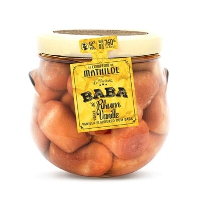 Le véritable Baba rhum vanille 760g