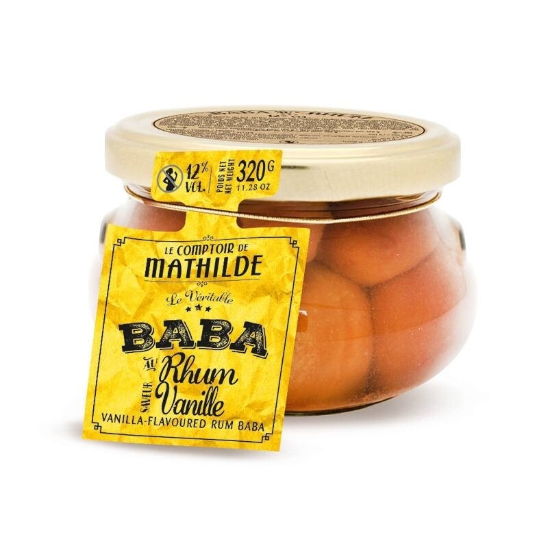 Le véritable Baba rhum vanille 320g