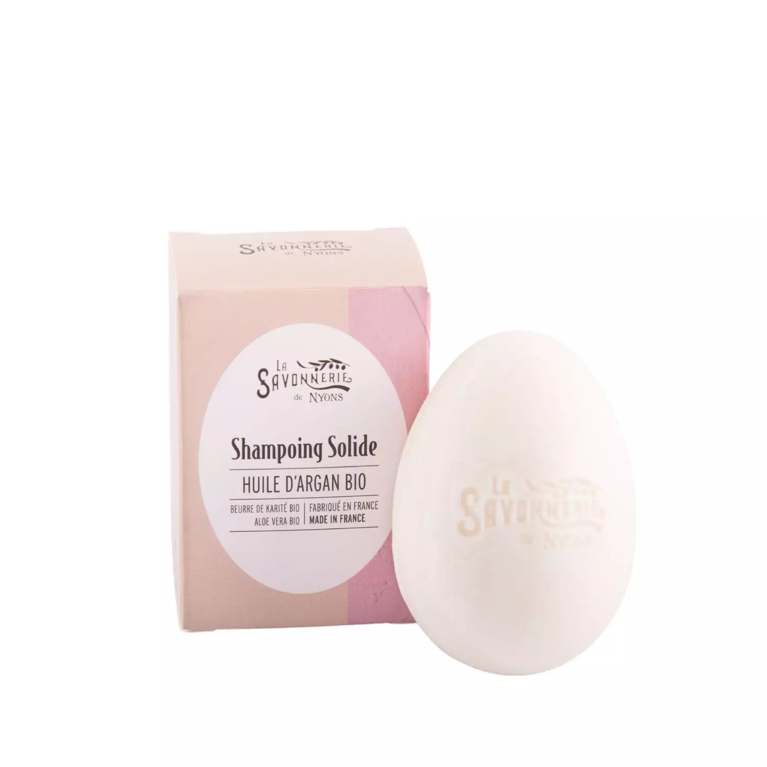 Shampoing solide à l’huile d’argan bio de la savonnerie