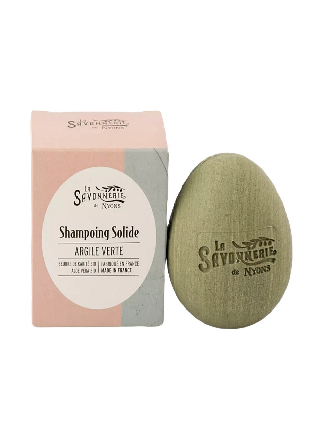 Shampoing solide à l’argile verte de la savonnerie 