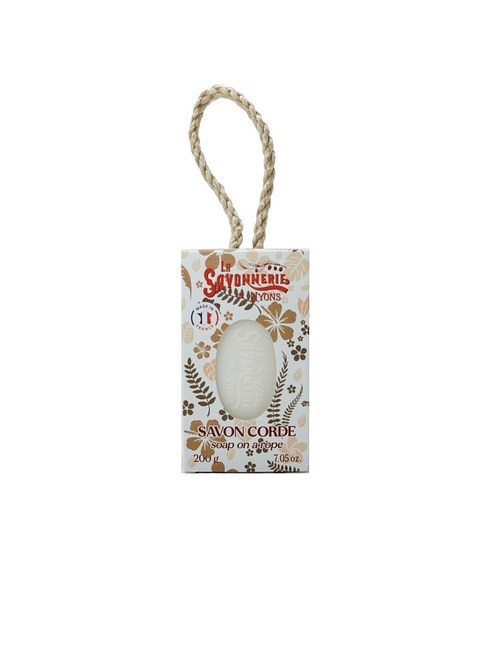 Savon corde lait d'ânesse 200g : un savon doux et hydratant pour une peau nourrie et apaisée