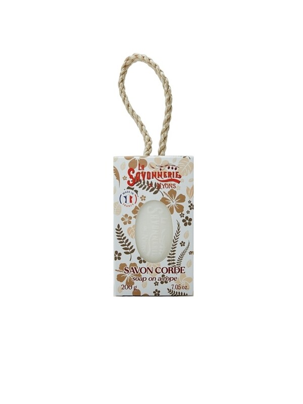Savon corde lait d'ânesse 200g : un savon doux et hydratant pour une peau nourrie et apaisée