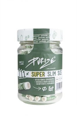 PURIZE® Glas | 111 SUPER Slim Size Aktivkohlefilter