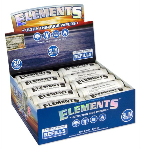 Elements Rolls 1 1/4 Slim 5m Nachfüllbox mit Abrisskante