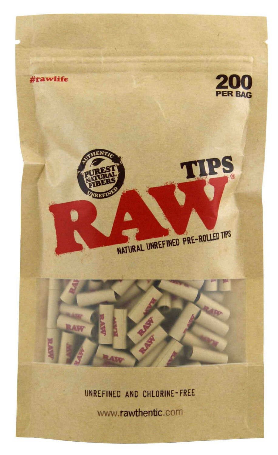 RAW-Pre Rolled Tips-Bag á 200 Stck