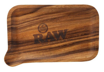 RAW Dreh-Tablett - Rolling Tray &quot;Holz&quot;