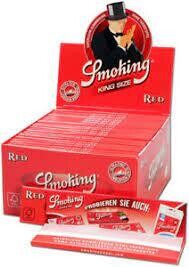Smoking King Size Red Longpaper, Heftchen mit 33 Blättchen