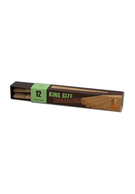 Jware Konische Hülsen King Size ungebleicht 12stk