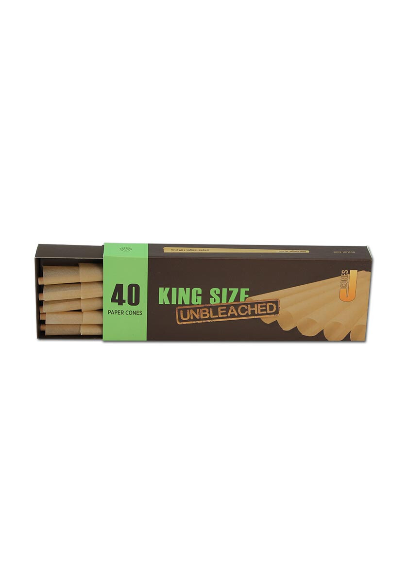 Jware Konische Hülsen King Size ungebleicht 24stk