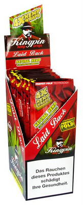 Kingpin 100 HEMP Edition - 4 WRAPS! LAID BACK Kingpin 100 HEMP Edition - 4 WRAPS! LAID BACK