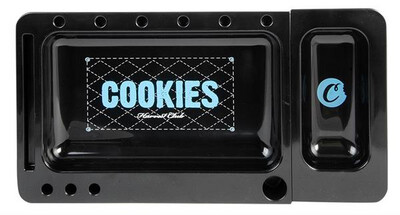 Cookies Dreh-Tablett - Rolling Tray, schwarz