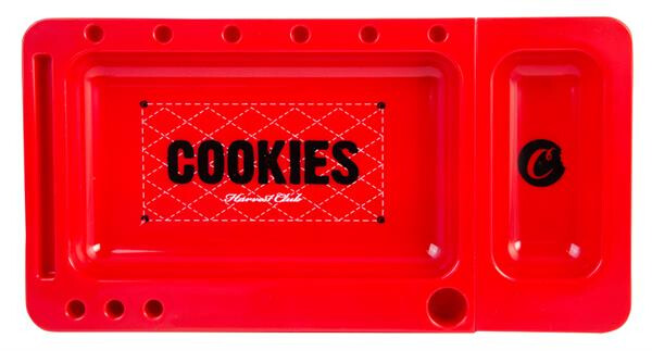 Cookies Dreh-Tablett - Rolling Tray, rot