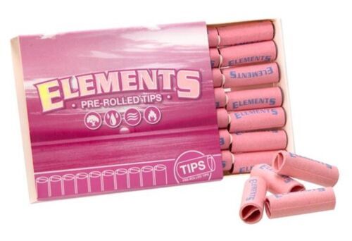 Elements PREROLLED Pink Filtertips, ø 6mm