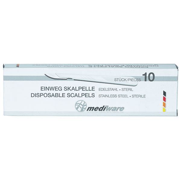 Mediware Einmalskalpelle 10er VE Fig.24