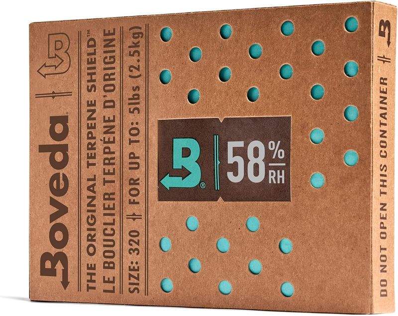 Boveda 2-Way Humidity Control 58% Gr. 320 Wrapped