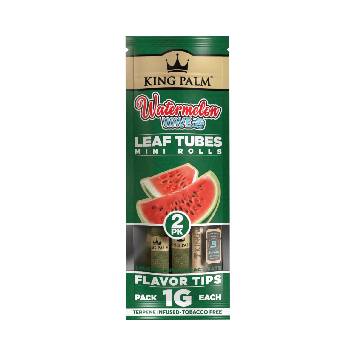 King Palm 2 mini Rollies 1 Gramm Watermelon Wave