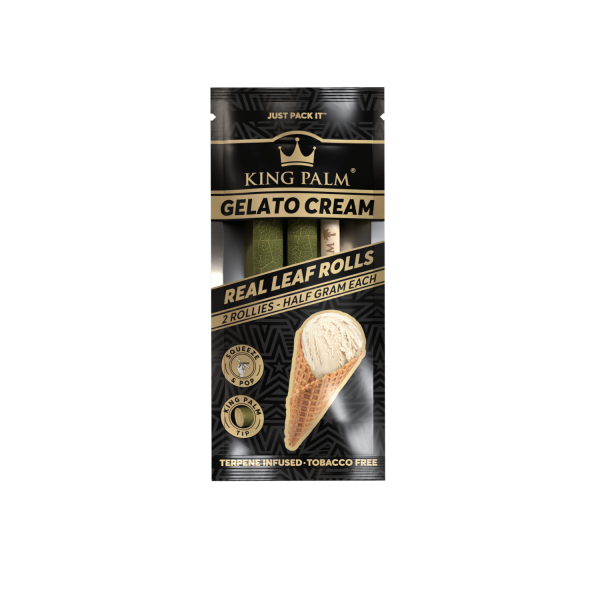 King Palm 2 Rollies 1/2 Gramm Gelato Cream