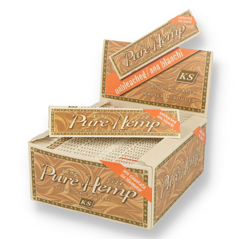 King Size Pure Hemp Papes unbleached