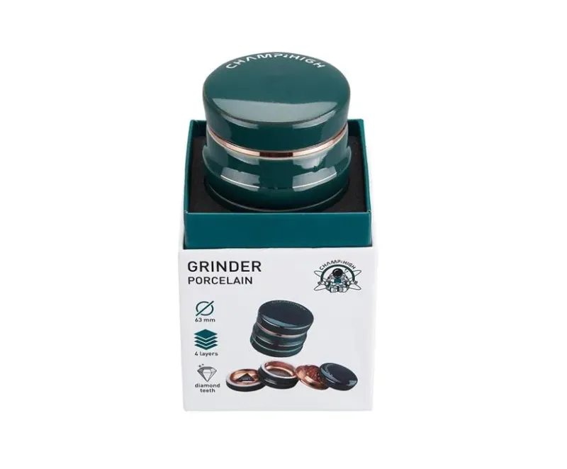 Champ-High Grinder aus Porzellan, grün Ø63mm