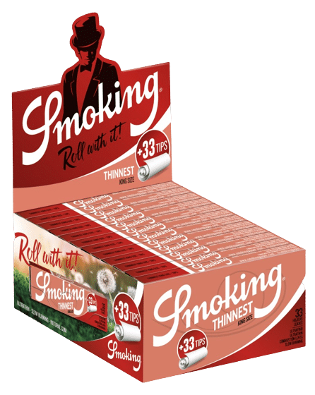 Smoking King Size Thinnest + Tips