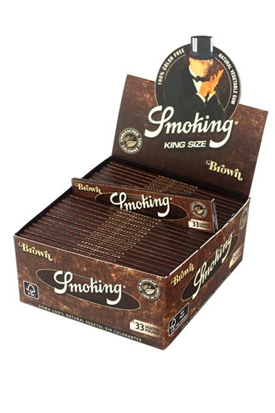 Smoking King Size braun ungebleicht