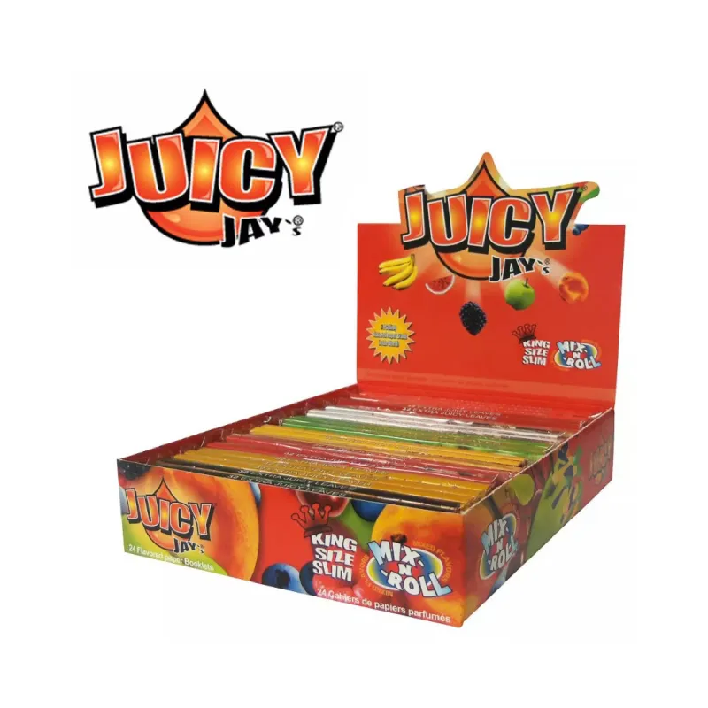 "Juicy Jays" Mix Flavoured 32 Blättchen verschiedene Geschmäcker