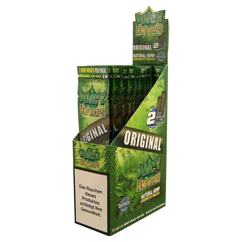 "Juicy Hemp Wraps Orginal" 25/2