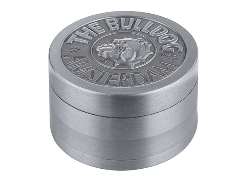 Grinder &quot;Bulldog&quot; 4-tlg. Silber, Ø 50mm