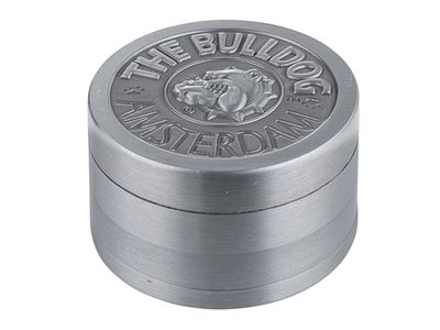 Grinder "Bulldog" 4-tlg. Silber, Ø 50mm