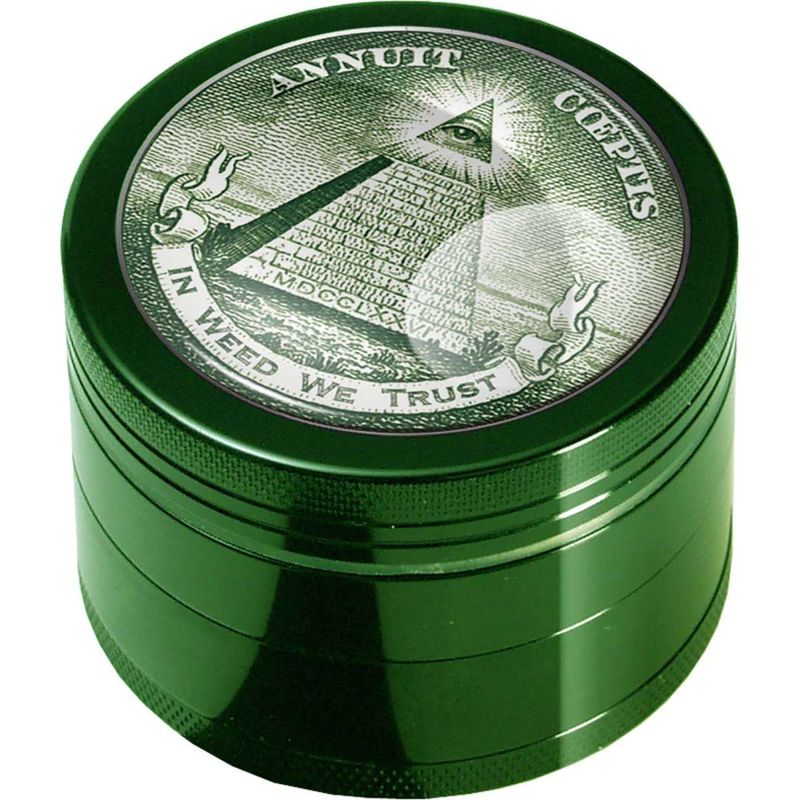 Black Leaf - Grinder 4-tlg. In Weed We Trust