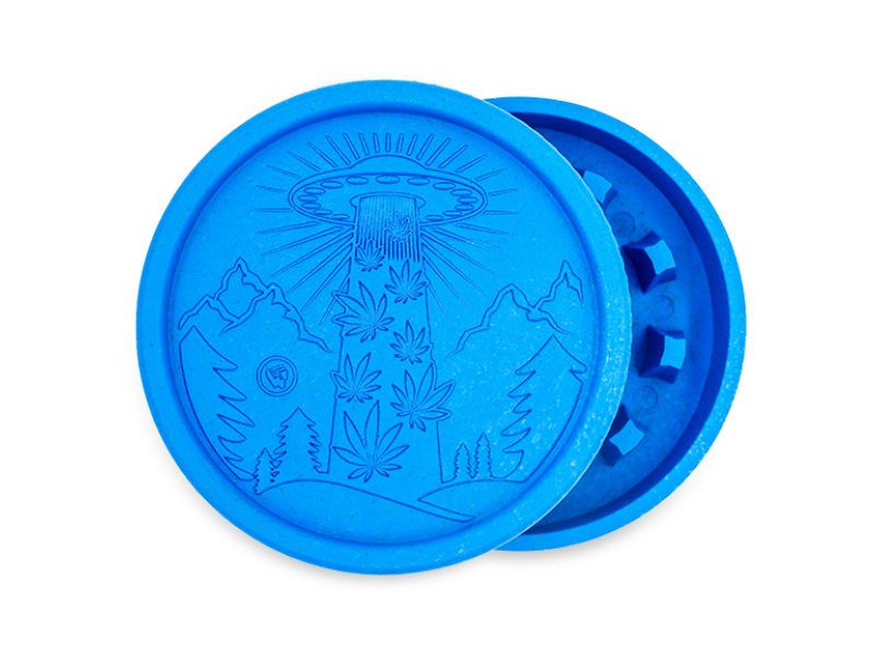 Hemp Grinder "420 Alien", 2-tlg.: Ø 55 mm Kunststoff