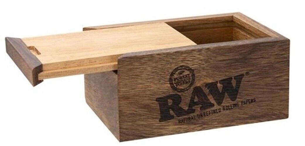 RAW Holzbox mit Schiebedeckel