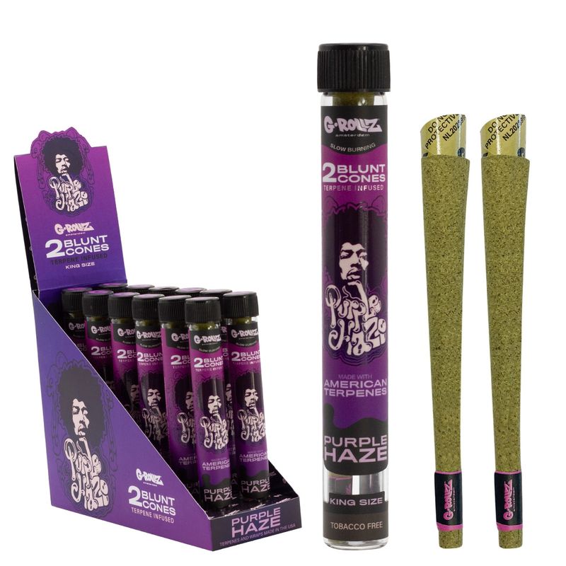 G-Rollz | Terpene Infused Blunt Cones &#39;Purple Haze