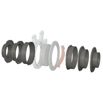 Secret Jardin Connector 125mm für Ducting Flange 16