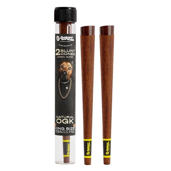 G-Rollz | 'The Dog' Terpene Infused Herbal Blunt Cones 'Natural OGK'