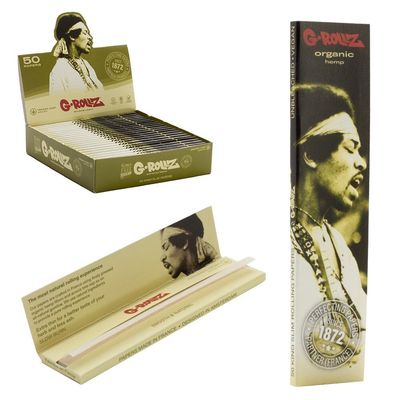 G-Rollz | &#39;Serenade&#39; Organic Hemp - 50 KS Slim Papers