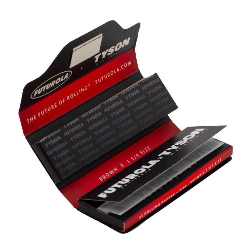 Futurola | Tyson 2.0 Unbleached 1 1/4 Size + Tips Rolling Papers