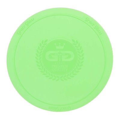 DUD Shisha | Large silicon Pad - Underlay for Oil - GREEN Ø:250mm-single piece dabbing matte