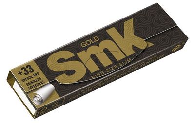 Smoking Gold King Size Slim Papers + Filtertips