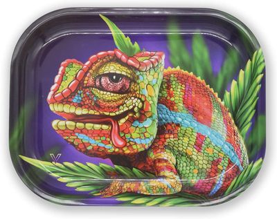 V-Syndicate Rolling Tray Dreh- Tablett, Metall, 18x14x1cm, MINI &quot;Chameleon&quot;