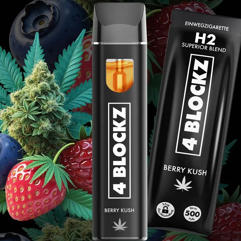 4 BLOCKZ Vape | Superior Blend 96% | Berry Kush 🍇