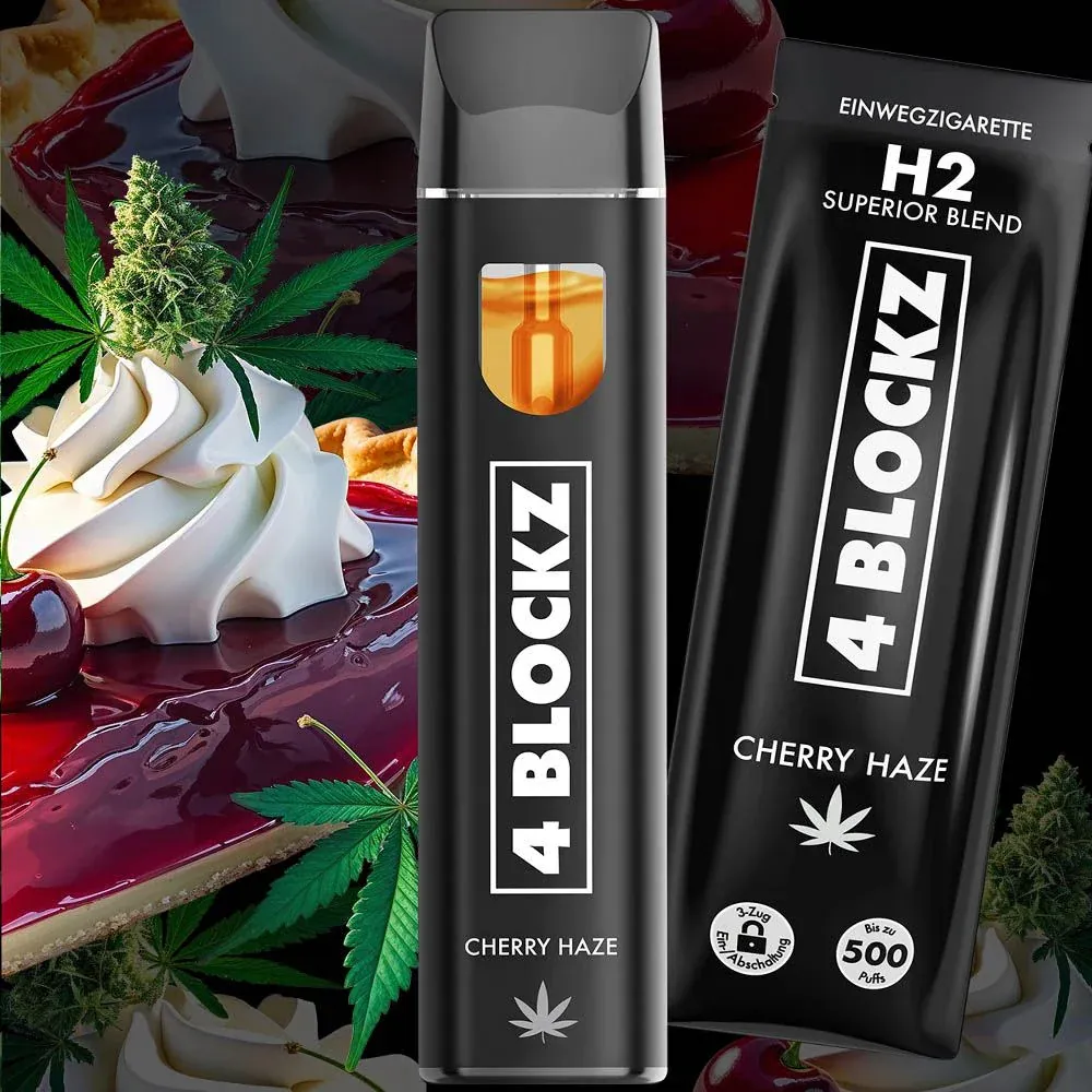 4 BLOCKZ Vape | Superior Blend 96% | Cherry Haze 🍒