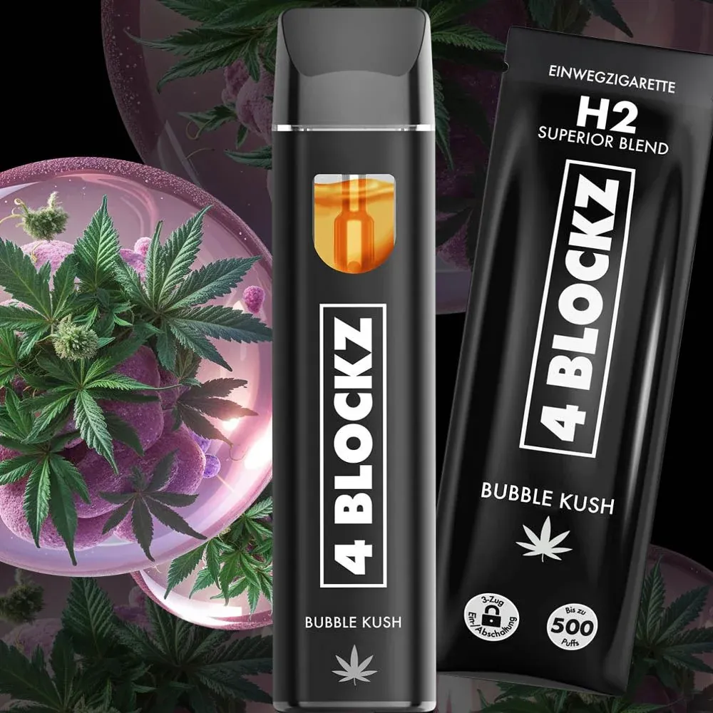 4 BLOCKZ Vape | Superior Blend 96% | Bubble Kush🍬