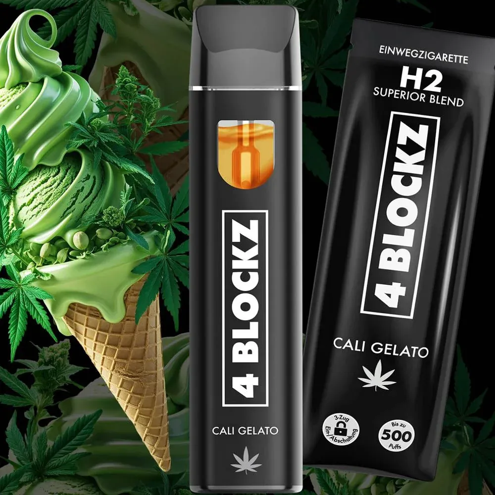 4 BLOCKZ Vape | Superior Blend 96% | Cali Gelato🍧