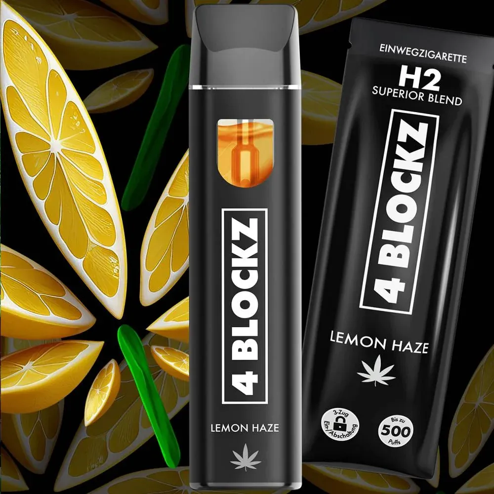 4 BLOCKZ Vape | Superior Blend 96% | Lemon Haze🍋