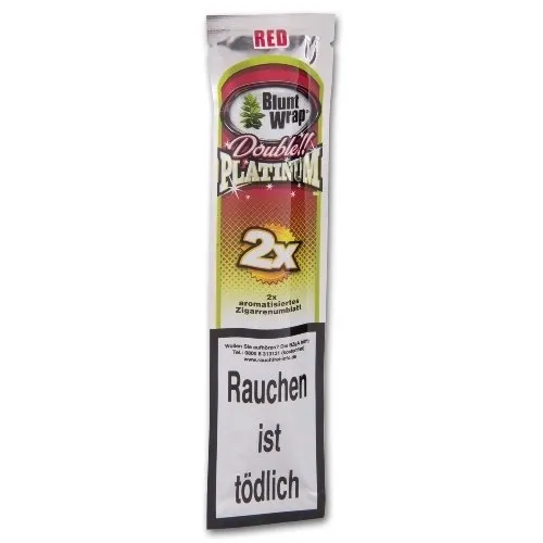 Platinum Blunt Red 25x2 &quot;Erdbeere/Kiwi&quot;