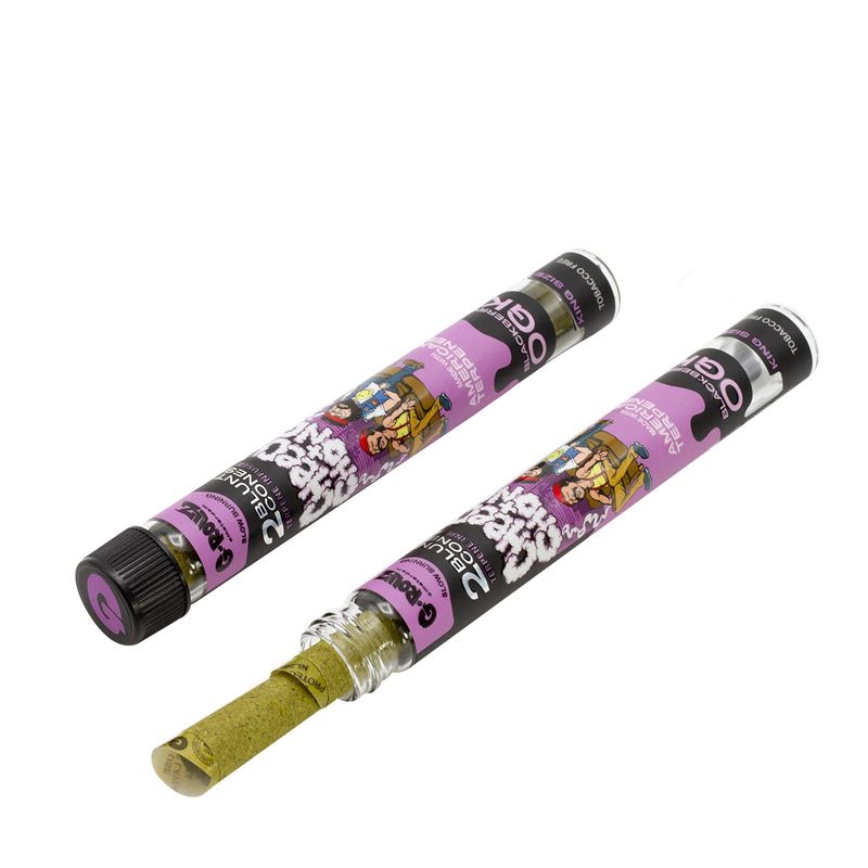 G-Rollz | Cheech &amp; Chong(TM) 2x Terpene Infused Blunt Cones 'Blackberry OGK'