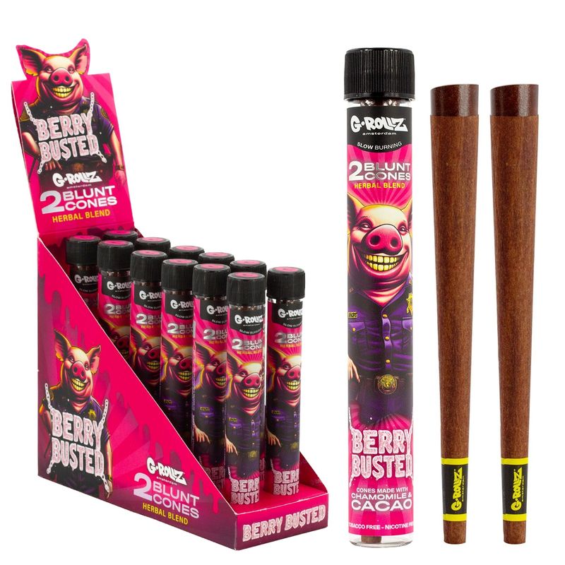 G-Rollz | &#39;Berry Busted&#39; Terpene Infused Herbal Blunt Cones